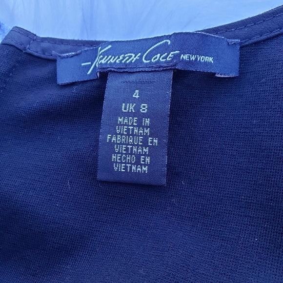 Kenneth Cole Zip-Down Sleeveless Sheath Dress sz 4 - Picture 4 of 6